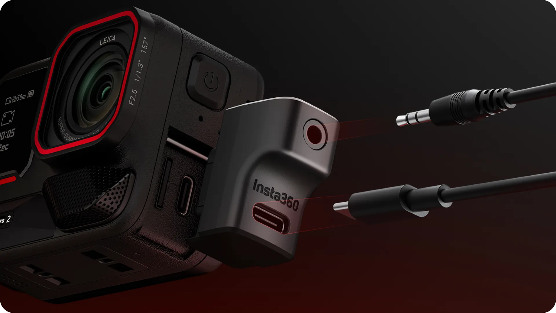 Record and charge.