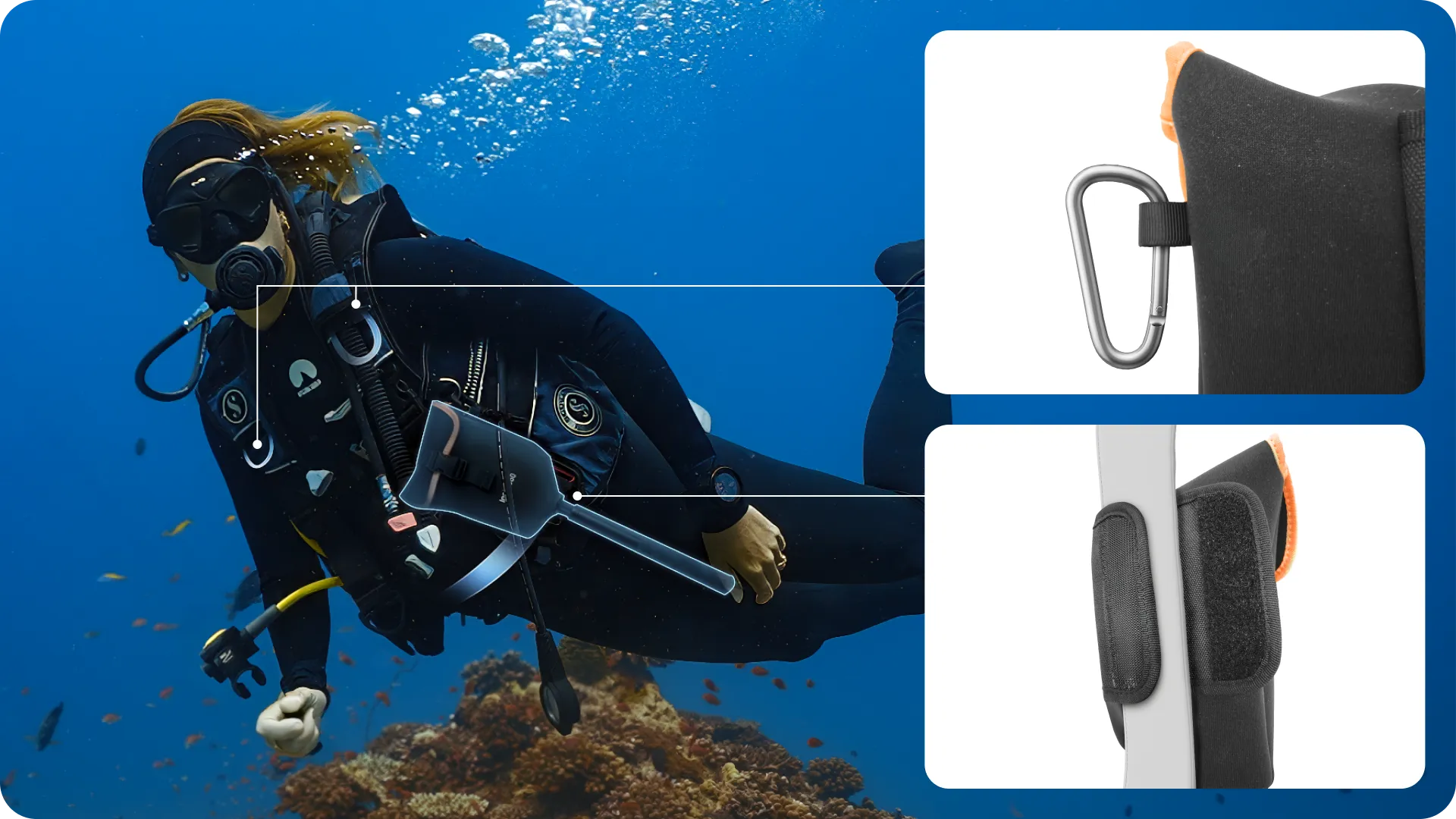 Dry out and dive again.