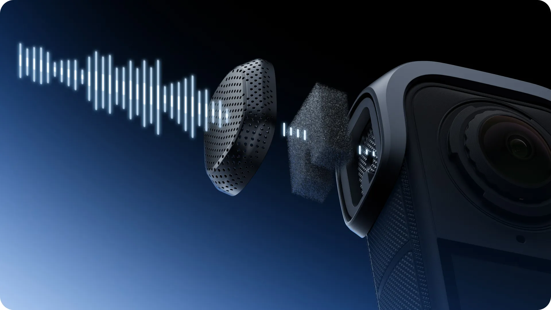 Clear, natural audio.