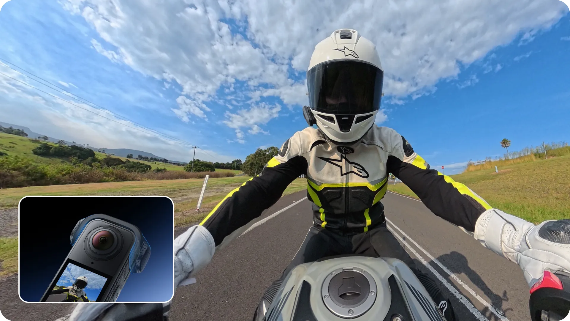 Invisible in 360 shots.