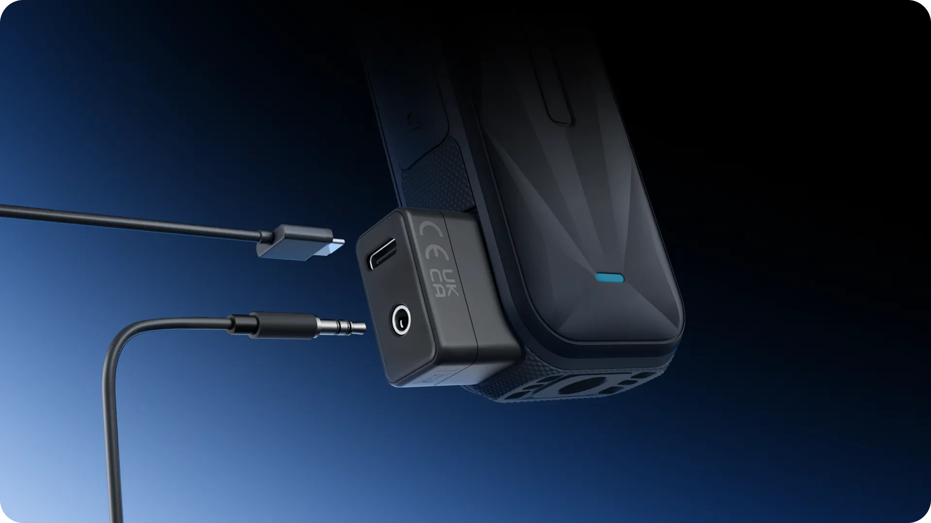 Mic up and charge.