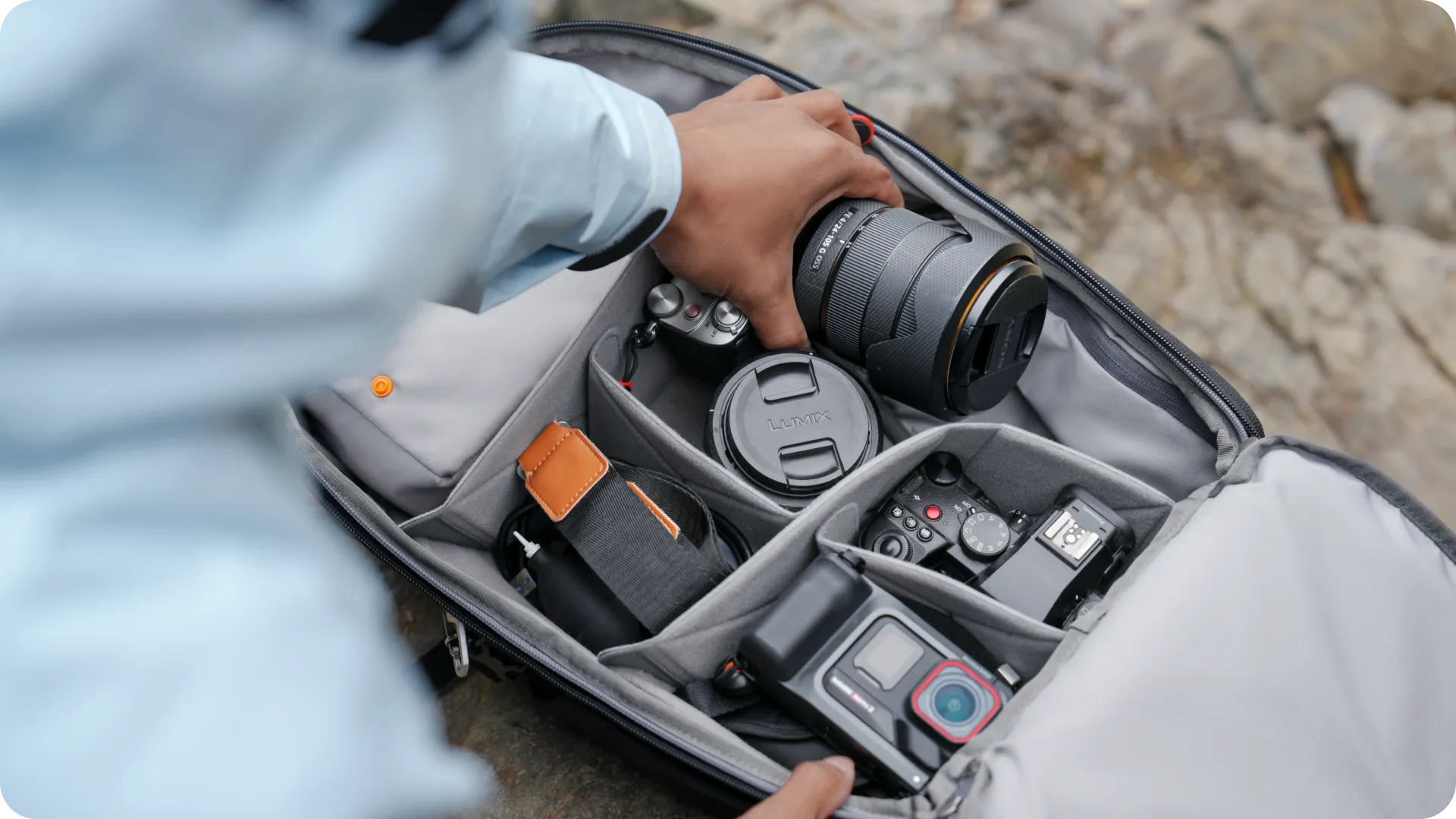Holds all of your gear.