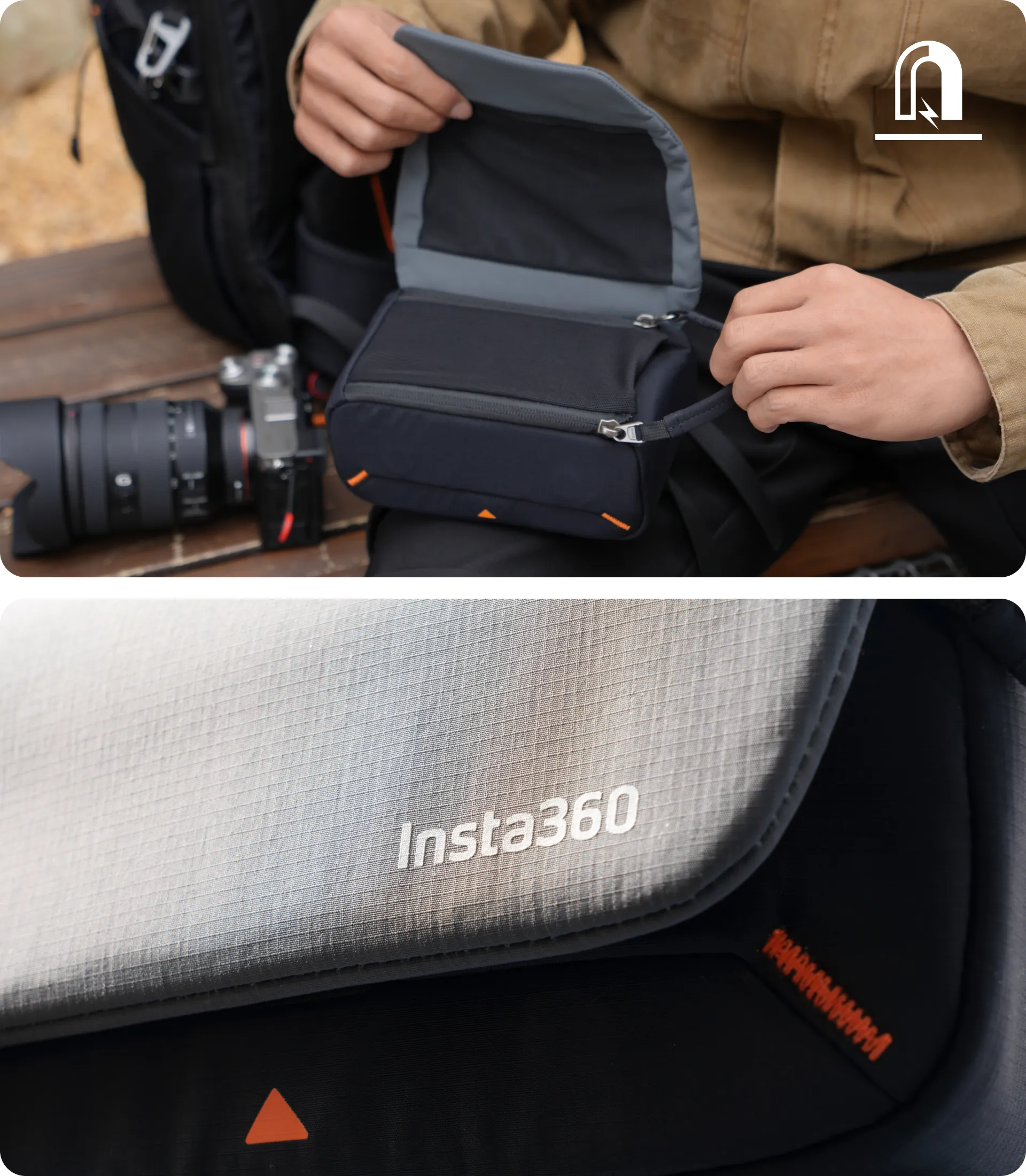 Magnetic buckle for easy access.