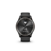 Garmin vivomove Trend - carcasa neagra cu bratara silicon neagra