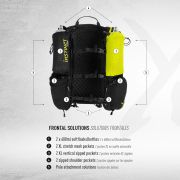 Instinct - Trail vesta alergare X8 18L + 2 recipiente HydraPack 600ml