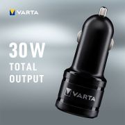 Varta - incarcator masina Car Charger Dual USB Fast 30W - mufa USB-C + mufa USB-A