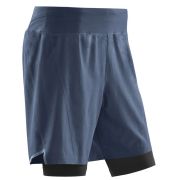 CEP - Pantaloni scurti alergare 2 in 1 pentru barbati 3.0 running shorts - albastru negru