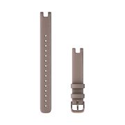 Garmin Lily curea piele italiană 14mm - paloma cu elemente metalice bronz închis - large