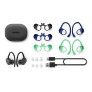 Philips Casti audio Sport seria 7000 in-aer TAA7306BK/00 Bluetooth cu senzor puls, curatare UV, protectie IP57 apa si praf autonomie 24 ore