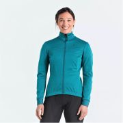 Specialized - jacheta ciclism femei soft shell, cu protectie vant si ploaie RBX Comp - albastru tropical teal