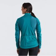 Specialized - jacheta ciclism femei soft shell, cu protectie vant si ploaie RBX Comp - albastru tropical teal