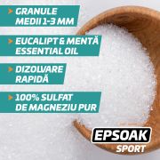 Zen Rituals - sare de baie epsom (Epsoak Sport) cu uleiuri esentiale de Eucalipt si Menta - 4500g