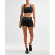 2XU - Bustiera sport pentru femei Active Low Impact Crop - negru-gri