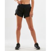 2XU - Pantaloni scurti de alergare pentru femei XVENT 4&quot; Short - negru gri