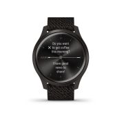 Garmin Vivomove Style - carcasa neagra - bratara textila neagra