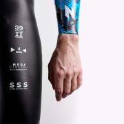 Z3R0D - costum neopren barbati Archi wetsuit - negru albastru