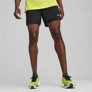 Puma - pantaloni scurti alergare pentru barbati Run Favorite Velocity 5 inch pants - negru verde electric lime