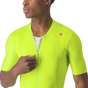 Castelli - tricou ciclism cu maneca scurta pentru barbati Espresso Jersey - galben lime electric