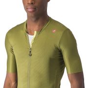 Castelli - tricou ciclism cu maneca scurta pentru barbati Espresso Jersey - verde inchis kaki