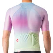 Castelli - tricou ciclism cu maneca scurta pentru barbati R-A/D Jersey - multicolor violet