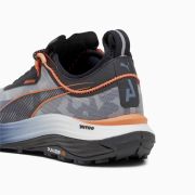 Puma - pantofi alergare pentru barbati Voyage Nitro 3 - gri albastru cerneala negru portocaliu Neon