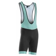 Northwave - pantaloni ciclism scurti cu bretele Force Evo Bibshorts - negru albastru deschis surf