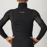 Castelli Bluza de corp cu maneca lunga si guler Flanders Neck Warm - negru