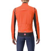 Castelli - Jacheta ciclism vreme rece sau iarna,  Alpha Doppio RoS Jacket - portocaliu negru