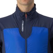 Castelli - Jacheta ciclism vreme rece sau iarna, Fly Thermal Jacket - albastru intens vivid albastru belgian