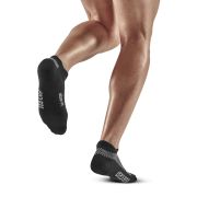 CEP - sosete compresie scurte barbati Training Compression Socks No Show - negru gri