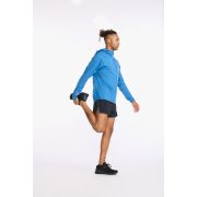 2XU - jacheta impermeabila cu elemente reflectorizante - Light Speed Waterproof Jacket - albastra starling