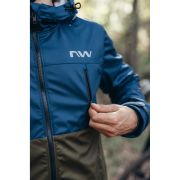 Northwave - jacheta ciclism iarna pentru barbati All mountain Easy Out Softshell - albastru verde army