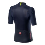 Castelli - tricou pentru ciclism cu maneca scurta Unlimited Jersey - albastru inchis verde Chartreuse