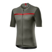 Castelli - tricou pentru ciclism cu maneca scurta Unlimited Jersey - verde gri forest rosu