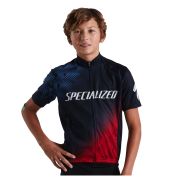 Specialized - tricou ciclism maneca scurta pentru copii, RBX Comp Youth SS jersey - bleumarin rosu