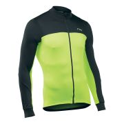 Northwave - bluza ciclism barbati maneca lunga Force 2 - negru galben fluo