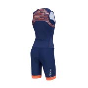 2XU Trisuit copii - bleumarin-portocaliu