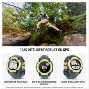 Garmin INSTINCT E - 40 mm galben Lime - smartwatch robust cu GPS