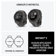 Garmin INSTINCT E - 45 mm negru - smartwatch robust cu GPS