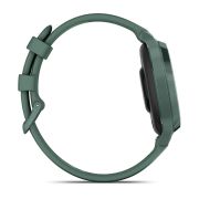 Garmin - Lily 2 Active - verde Jasper Green Bezel - curea de silicon Jaspers Green