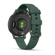 Garmin - Lily 2 Active - verde Jasper Green Bezel - curea de silicon Jaspers Green