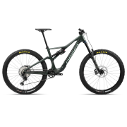 Orbea RALLON M10 2024 - bicicleta Enduro MTB - verde Forest Green Carbon View (Matt-Gloss) - Blue Stone (Gloss)