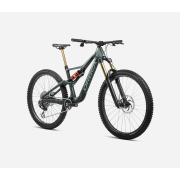 Orbea RALLON M11 AXS 2024 - bicicleta Enduro MTB - verde Forest Green Carbon View (Matt-Gloss) - Blue Stone