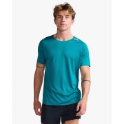 2XU - tricou tehnic - Light Speed Tee - Jade - Glacier Reflective