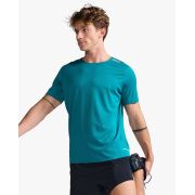 2XU - tricou tehnic - Light Speed Tee - Jade - Glacier Reflective