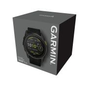 Garmin Enduro 3 - ceas ultra multisport cu GPS - ramă gri din titanium DLC si curea textilă neagră