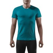 CEP - tricou pentru alergare cu maneca scurta - Run UltraLight Shirt - Petrol