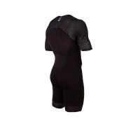 Z3R0D - Costum triatlon cu maneca scurta barbati START TTSUIT trisuit - negru gri strobo light