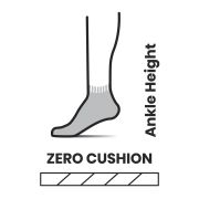 Smartwool - sosete sport femei Bike Zero Cushion Ankle socks - gri inchis portocaliu inchis