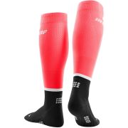 CEP - Sosete de compresie gamba femei The Run Compression W Socks Tall - roz intens negru